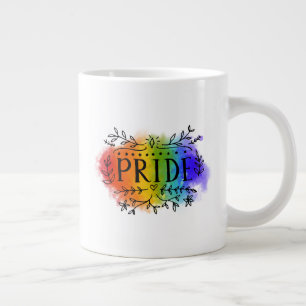 Pride in Watercolor Large Coffee Mug