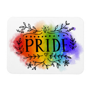 Pride in Watercolor Magnet