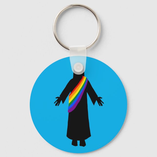Pride Jesus Bagde Key Ring (Front)