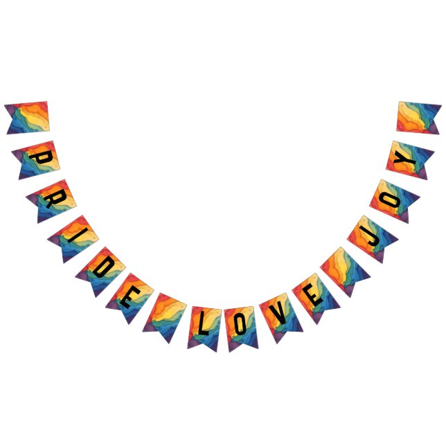 Pride joy and love party bunting bunting  (All)