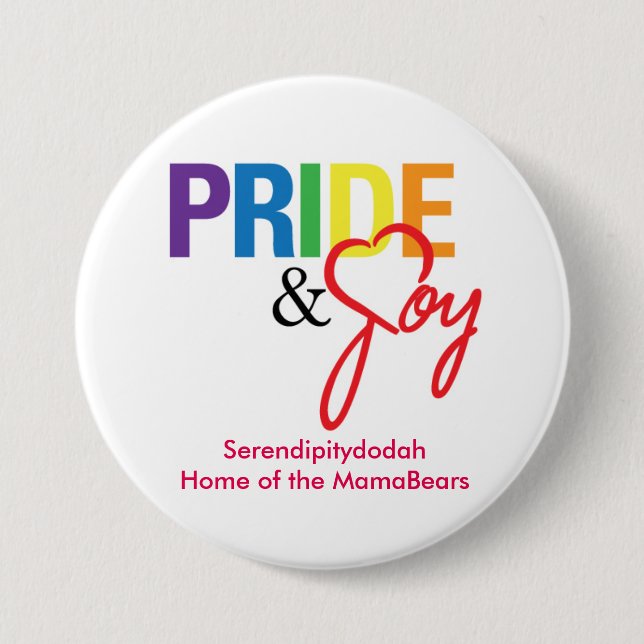 Pride & Joy button (Front)