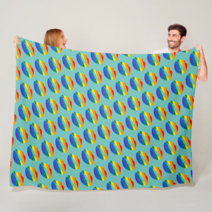Pride Kiss Fleece Blanket