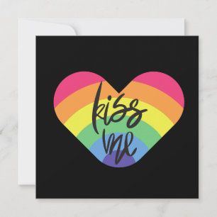 Pride- kiss me. love is fair. card