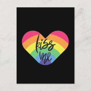Pride- kiss me. love is fair. card