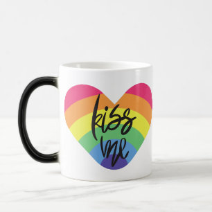 Pride- kiss me. love is fair.          magic mug