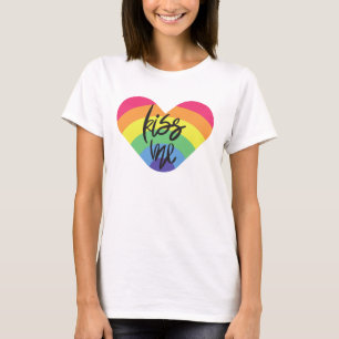 Pride- kiss me. love is fair. T-Shirt