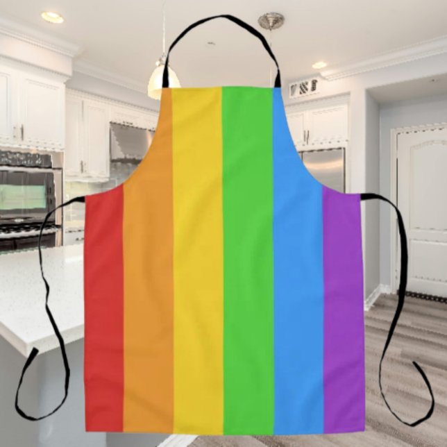 Pride Kitchen: Rainbow Flag Apron (Creator Uploaded)