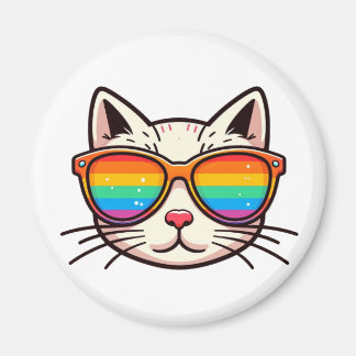 Pride kitty magnet