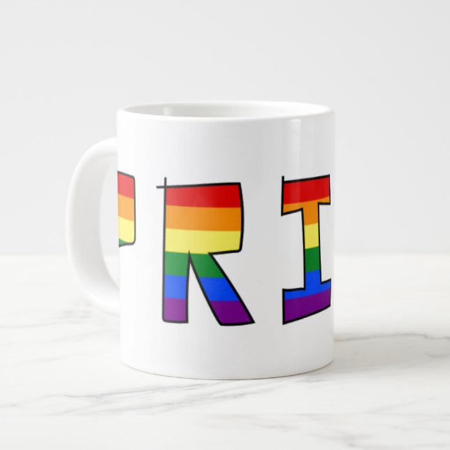 PRIDE LARGE COFFEE MUG (Front Left)