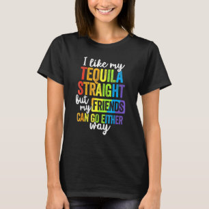 Pride Lgbt Ally Straight Friends Go Either Way T-Shirt