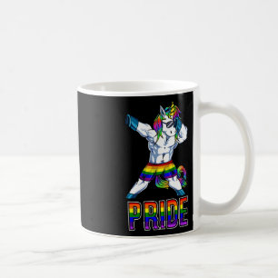 Pride Lgbt Bodybuilding Unicorn Muscle Lesbian Gay Coffee Mug
