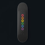 Pride LGBT | Colourful Rainbow Design Skateboard<br><div class="desc">Pride LGBT | Colourful Rainbow Design</div>