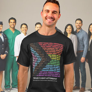 Pride LGBT Diversity Rainbow Word Cloud Custom  T-Shirt