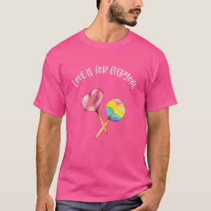 Pride Lgbt Gay Love Is For Everyone Toleranz Queer T-Shirt