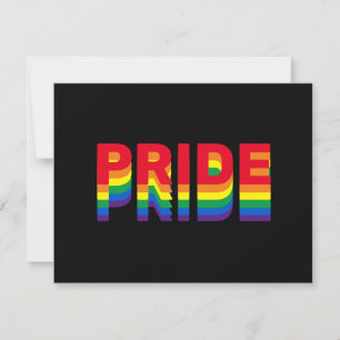 Pride lgbt lgbtq queer gay rainbow black card
