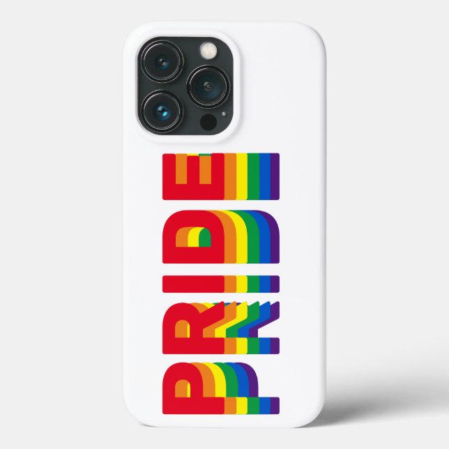 Pride lgbt lgbtq queer gay rainbow colours Case-Mate iPhone case (Back)