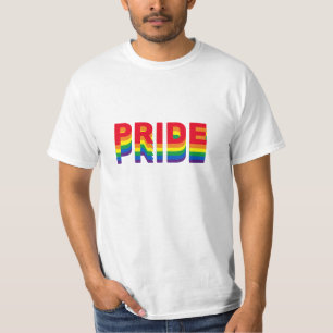 Pride lgbt lgbtq queer gay rainbow colours cool T-Shirt