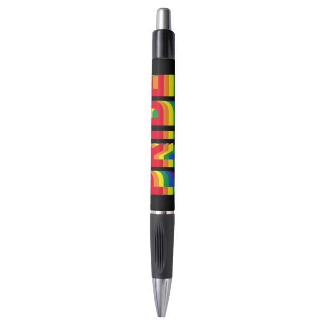 Pride lgbt lgbtq queer gay rainbow retro black (Front Vertical)