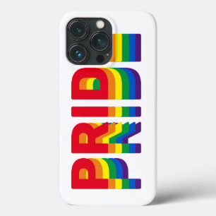 Pride lgbt lgbtq queer gay rainbow retro colours iPhone 13 pro case