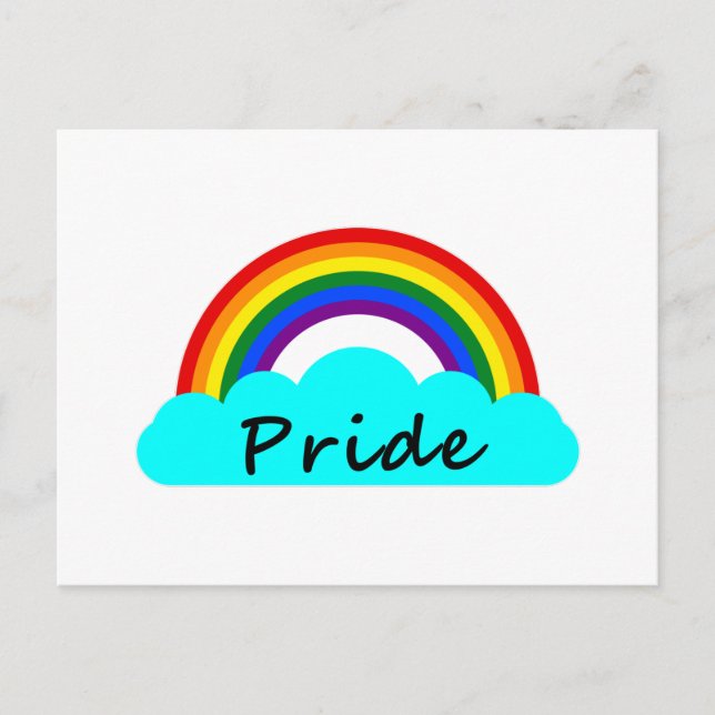 Pride - LGBT Rainbow Postcard (Front)