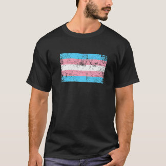 Pride Lgbt Vintage The Transgender Flag   T-Shirt