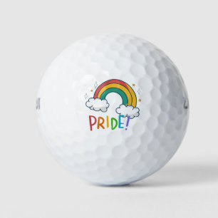 Pride  LGBT with rainbow Golf Balls