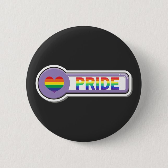 Pride LGBTQ+ 6 Cm Round Badge (Front)