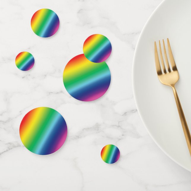 Pride lgbtq lgbt rainbow colours pattern confetti (Group)