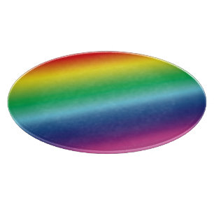 Pride lgbtq lgbt rainbow colours pattern cutting board