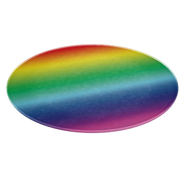 Pride lgbtq lgbt rainbow colours pattern cutting board (Corner)