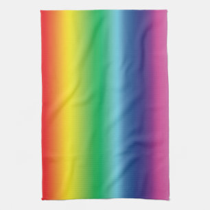 Pride lgbtq lgbt rainbow colours pattern tea towel