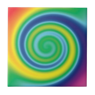 Pride lgbtq lgbt rainbow colours swirl cool tile