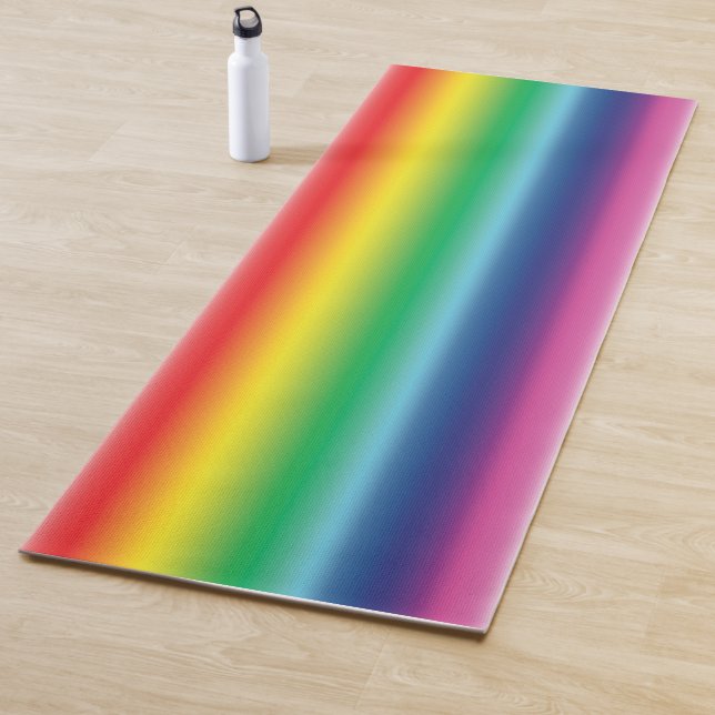 Pride lgbtq lgbt rainbow colours yoga mat (In Situ)