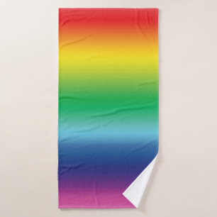 Pride lgbtq lgbt rainbow gay flag colours bath towel set