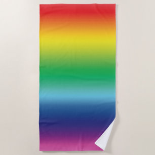 Pride lgbtq lgbt rainbow gay flag colours beach towel