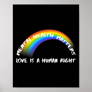 Pride Lgbtq - Love Is A Human Right Poster
