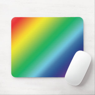 Pride lgbtq rainbow colors pattern Mousepad