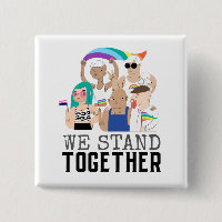 Pride LGBTQ We Stand Together People Unity