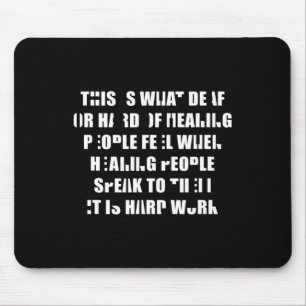 Pride Listen Is Hard Work Hand Sign Language Mouse Mat