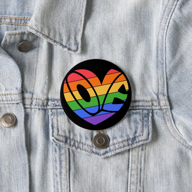 Pride Love Gay Rainbow LGBTQ Badge (In Situ)