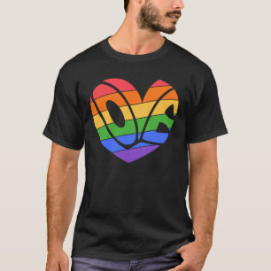 Pride Love Gay Rainbow LGBTQ  T-Shirt