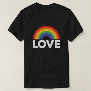 Pride Love is Love Gay Equality Rainbow LGBTQ  T-Shirt