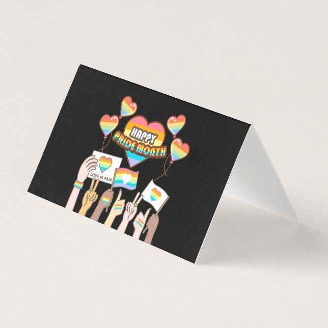 Pride love. Love is fair. Pride month.  (Front)