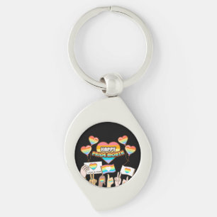 Pride love. Love is fair. Pride month. Key Ring