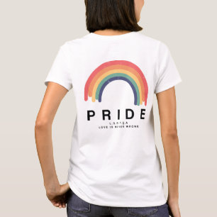 Pride Love Wins Colourful Rainbow LGBTQ T-Shirt