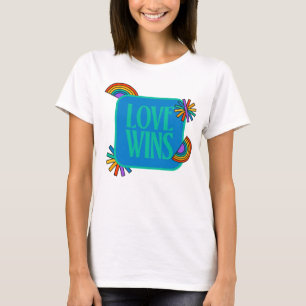 Pride- love wins. Gay rainbow lgbtq     T-Shirt