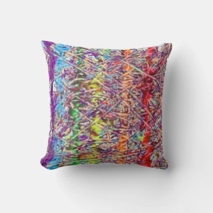 Pride Marble Artwork Button Cushion