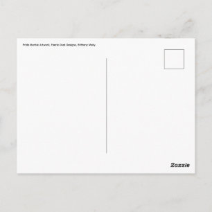 Pride Marble Artwork Postcard