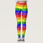 Love Equality Rainbow Flag LGBT Lesbian Gay Pride Leggings Zazzle