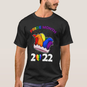 Pride Month 2022 Lgbt Q Jester Hat Rainbow Flag Ga T-Shirt